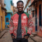 Morocco Yalla Vamos 2026 Custom Bomber Jacket Zellige Mosaic Edition