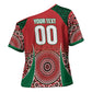 Morocco Yalla Vamos 2026 Custom Cross Shoulder Shirt Zellige Mosaic Edition