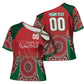 Morocco Yalla Vamos 2026 Custom Cross Shoulder Shirt Zellige Mosaic Edition
