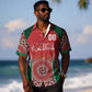 Morocco Yalla Vamos 2026 Custom Hawaiian Shirt Zellige Mosaic Edition LT9