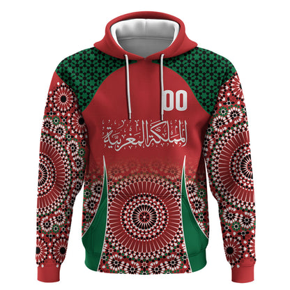 Morocco Yalla Vamos 2026 Custom Hoodie Zellige Mosaic Edition