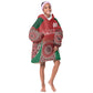 Morocco Yalla Vamos 2026 Custom Kid Wearable Blanket Hoodie Zellige Mosaic Edition