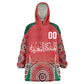 Morocco Yalla Vamos 2026 Custom Kid Wearable Blanket Hoodie Zellige Mosaic Edition