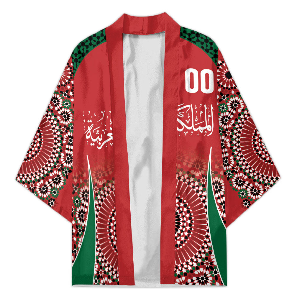 Morocco Yalla Vamos 2026 Custom Kimono Zellige Mosaic Edition