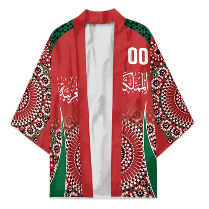 Morocco Yalla Vamos 2026 Custom Kimono Zellige Mosaic Edition