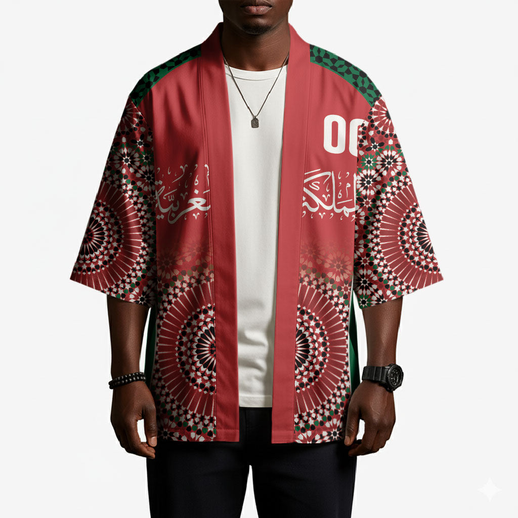 Morocco Yalla Vamos 2026 Custom Kimono Zellige Mosaic Edition