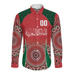 Morocco Yalla Vamos 2026 Custom Long Sleeve Button Shirt Zellige Mosaic Edition