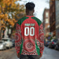 Morocco Yalla Vamos 2026 Custom Long Sleeve Shirt Zellige Mosaic Edition