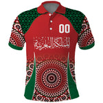 Morocco Yalla Vamos 2026 Custom Polo Shirt Zellige Mosaic Edition