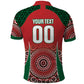 Morocco Yalla Vamos 2026 Custom Polo Shirt Zellige Mosaic Edition