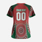 Morocco Yalla Vamos 2026 Custom Scrub Top Zellige Mosaic Edition
