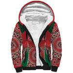 Morocco Yalla Vamos 2026 Custom Sherpa Hoodie Zellige Mosaic Edition