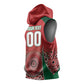 Morocco Yalla Vamos 2026 Custom Sleeveless Hoodie Zellige Mosaic Edition