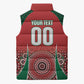 Morocco Yalla Vamos 2026 Custom Sleeveless Puffer Jacket Zellige Mosaic Edition
