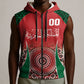 Morocco Yalla Vamos 2026 Custom Sleeveless Zip Hoodie Zellige Mosaic Edition