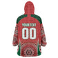 Morocco Yalla Vamos 2026 Custom Wearable Blanket Hoodie Zellige Mosaic Edition