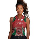Morocco Yalla Vamos 2026 Custom Women Sleeveless Polo Shirt Zellige Mosaic Edition
