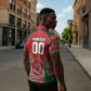 Morocco Yalla Vamos 2026 Custom Zipper Polo Shirt Zellige Mosaic Edition