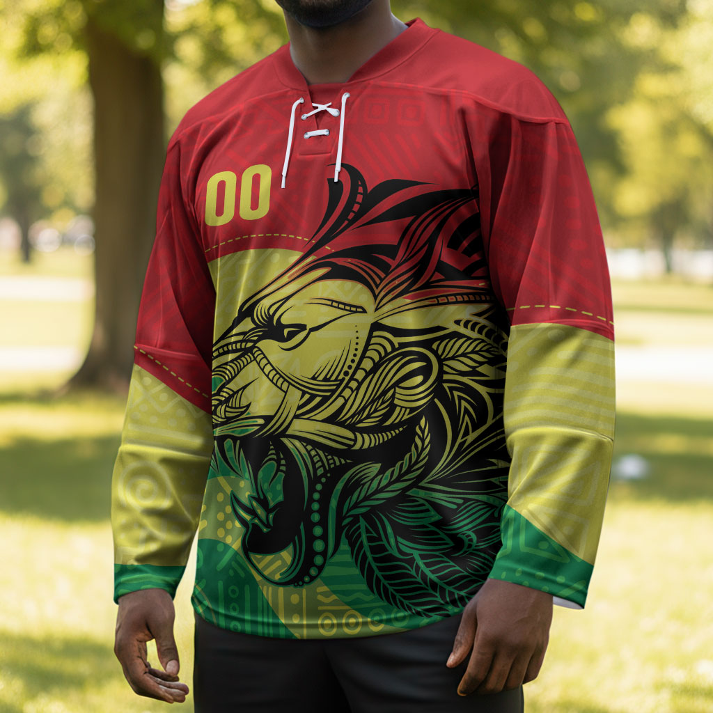 Senegal Kappu Adduna Custom Hockey Jersey Teranga Textile Edition