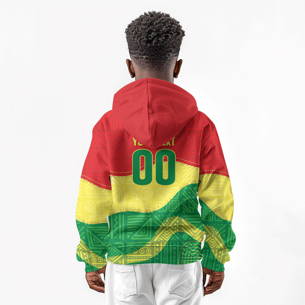 Senegal Kappu Adduna Custom Kid Hoodie Teranga Textile Edition