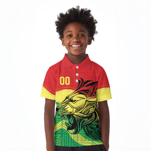 Senegal Kappu Adduna Custom Kid Polo Shirt Teranga Textile Edition