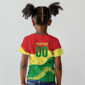 Senegal Kappu Adduna Custom Kid T shirt Teranga Textile Edition