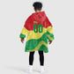 Senegal Kappu Adduna Custom Kid Wearable Blanket Hoodie Teranga Textile Edition