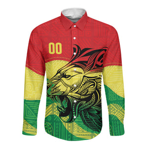 Senegal Kappu Adduna Custom Long Sleeve Button Shirt Teranga Textile Edition