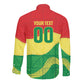 Senegal Kappu Adduna Custom Long Sleeve Button Shirt Teranga Textile Edition