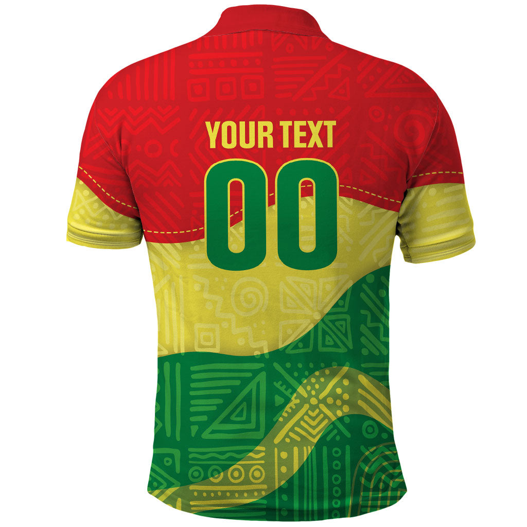 Senegal Kappu Adduna Custom Polo Shirt Teranga Textile Edition