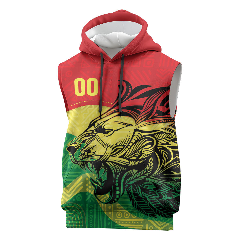 Senegal Kappu Adduna Custom Sleeveless Hoodie Teranga Textile Edition