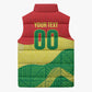 Senegal Kappu Adduna Custom Sleeveless Puffer Jacket Teranga Textile Edition