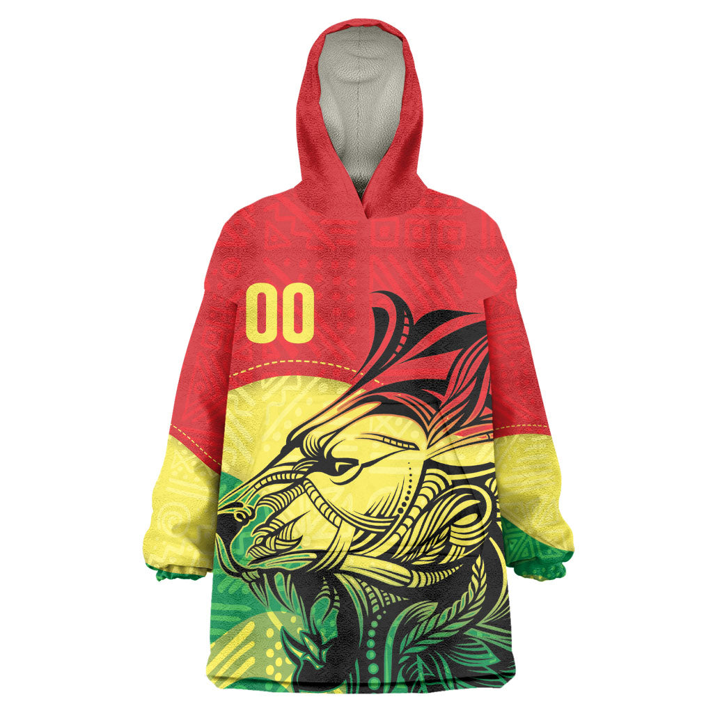 Senegal Kappu Adduna Custom Wearable Blanket Hoodie Teranga Textile Edition