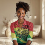 Senegal Kappu Adduna Custom Women Casual Shirt Teranga Textile Edition