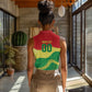 Senegal Kappu Adduna Custom Women Sleeveless Polo Shirt Teranga Textile Edition