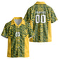 South Africa Indebe Yomhlaba Custom Kid Hawaiian Shirt Ndebele Art Gold Edition LT9