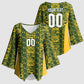 South Africa Indebe Yomhlaba Custom Kimono Sleeve Blouse Ndebele Art Gold Edition