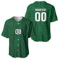 South Africa Indebe Yomhlaba Custom Baseball Jersey Ndebele Art Green Edition