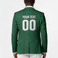 South Africa Indebe Yomhlaba Custom Blazer Ndebele Art Green Edition