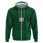 South Africa Indebe Yomhlaba Custom Hoodie Ndebele Art Green Edition