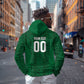 South Africa Indebe Yomhlaba Custom Hoodie Ndebele Art Green Edition