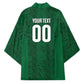 South Africa Indebe Yomhlaba Custom Kimono Ndebele Art Green Edition