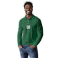 South Africa Indebe Yomhlaba Custom Long Sleeve Polo Shirt Ndebele Art Green Edition