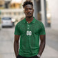South Africa Indebe Yomhlaba Custom Polo Shirt Ndebele Art Green Edition