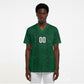 South Africa Indebe Yomhlaba Custom Scrub Top Ndebele Art Green Edition