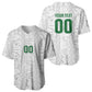 South Africa Indebe Yomhlaba Custom Baseball Jersey Ndebele Art White Edition