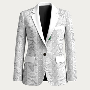 South Africa Indebe Yomhlaba Custom Blazer Ndebele Art White Edition