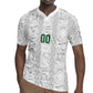 South Africa Indebe Yomhlaba Custom Rugby Jersey Ndebele Art White Edition