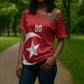 Tunisia Custom Cross Shoulder Shirt Carthage Heritage Edition
