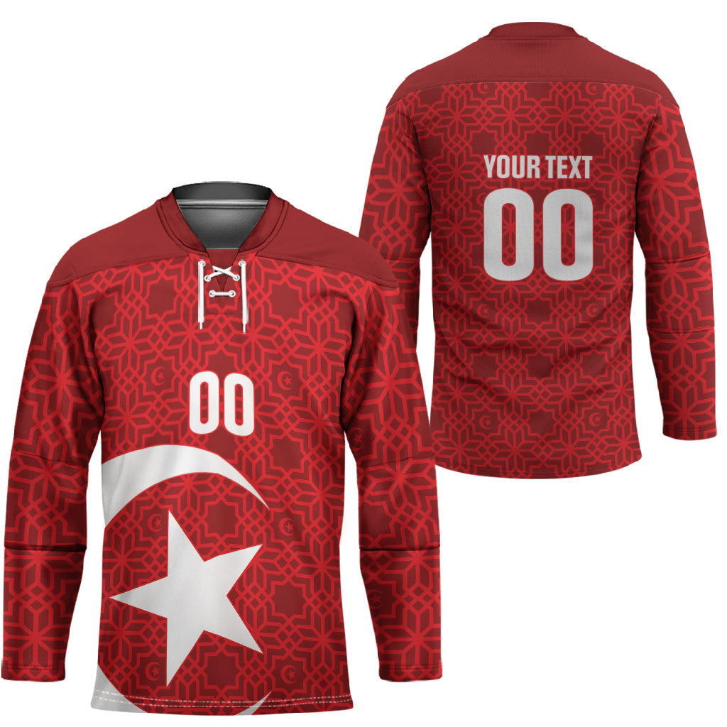 Tunisia Custom Hockey Jersey Carthage Heritage Edition